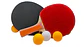Set Ping Pong 2 Raquetas Pelotas Y Estuche Portátil - Miniatura 2