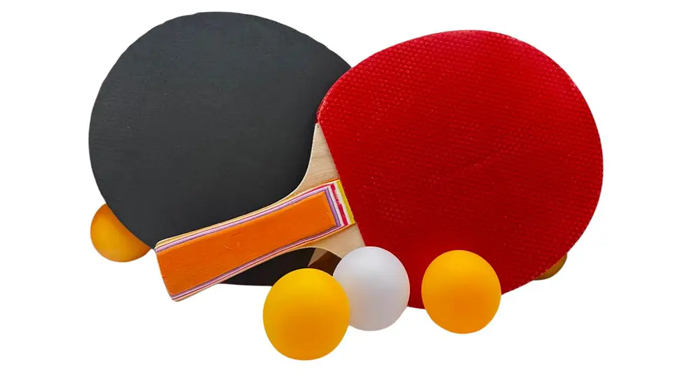 Set Ping Pong 2 Raquetas Pelotas Y Estuche Portátil 2