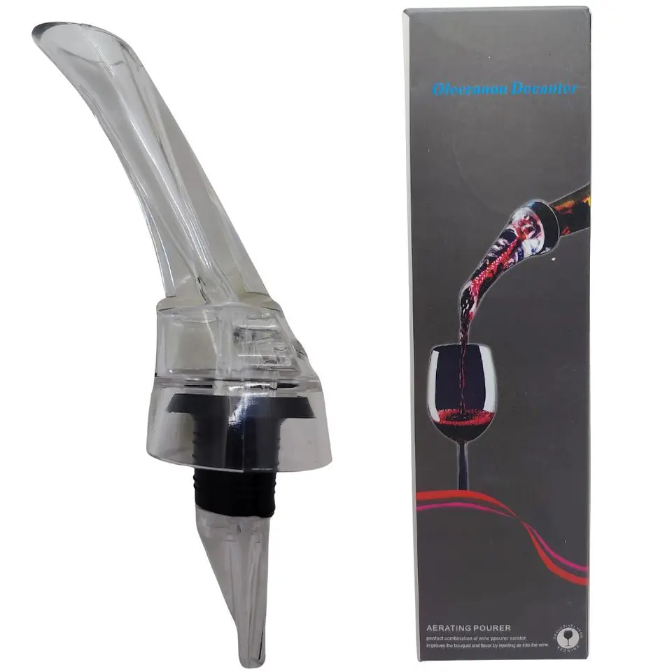 Dosificador Vertedor Para Vino Con Tapón Sellado Reutilizable 4