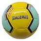 Balón Fútbol Sialerkg Tamaño 1 Cuero Sintético Resistente Amarillo - Miniatura 1
