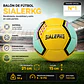 Balón Fútbol Sialerkg Tamaño 1 Cuero Sintético Resistente Amarillo - Miniatura 2