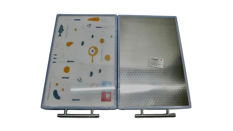 Tabla de Cortar Acero Inoxidable 38x26 cm Antibacterial