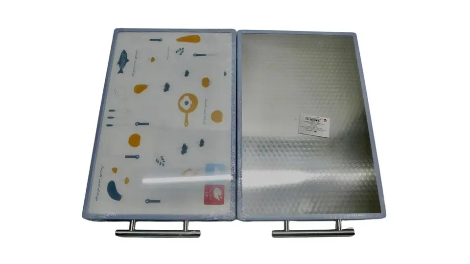 Tabla de Cortar Acero Inoxidable 38x26 cm Antibacterial 1