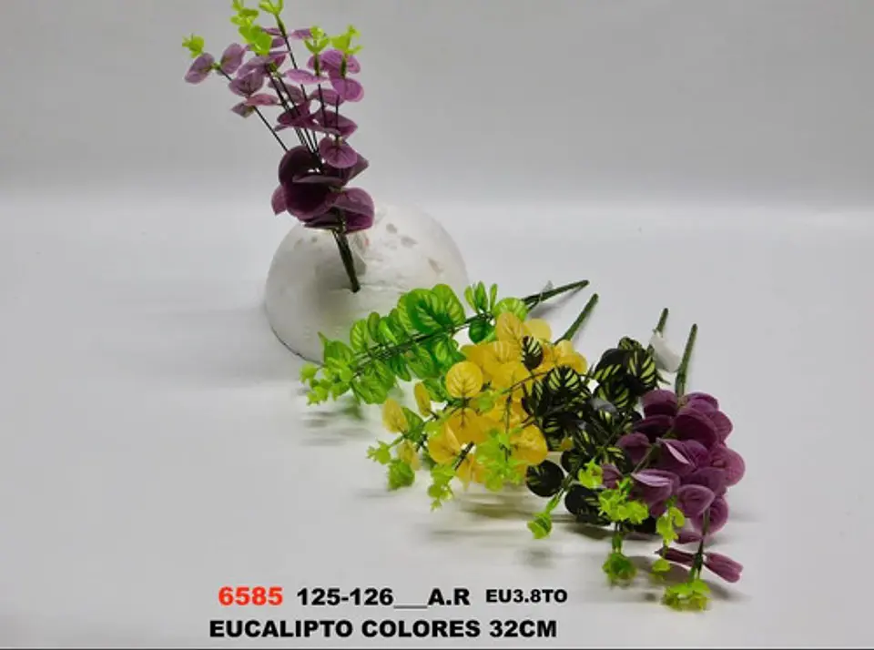 Rama Colgante Artificial Premium Hojas Realistas Decorativas 6