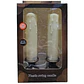 Juego 2 Velas Decorativas Con Portavelas Elegante 24 Cm - Miniatura 2