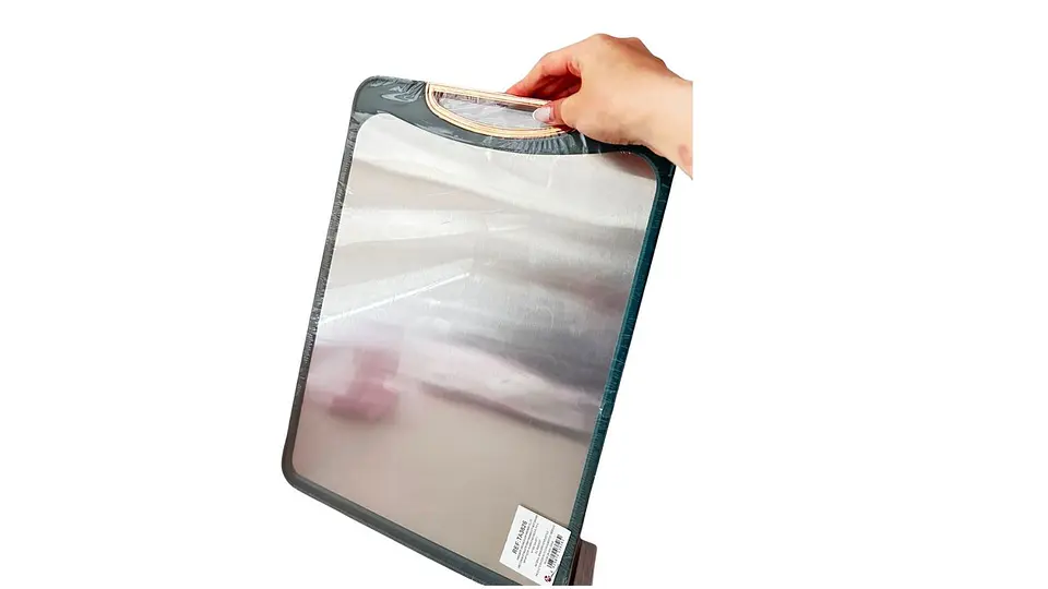 Tabla de Cortar Acero Inoxidable 41x38 cm Antibacterial 3
