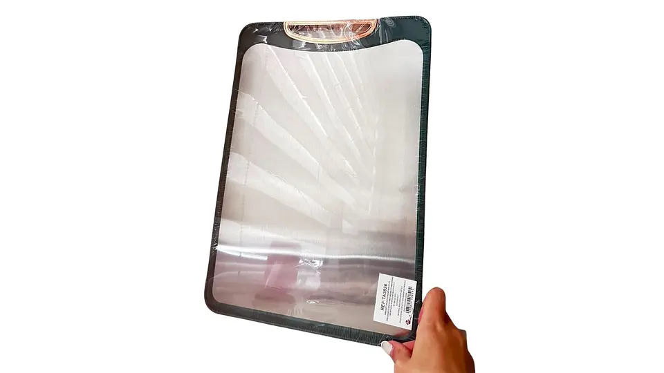 Tabla de Cortar Acero Inoxidable 41x38 cm Antibacterial 4