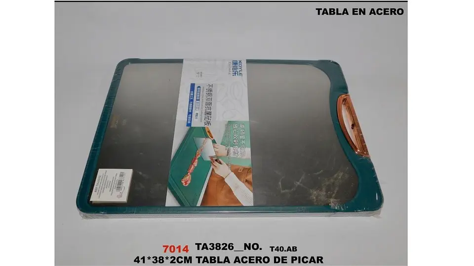 Tabla de Cortar Acero Inoxidable 41x38 cm Antibacterial 6