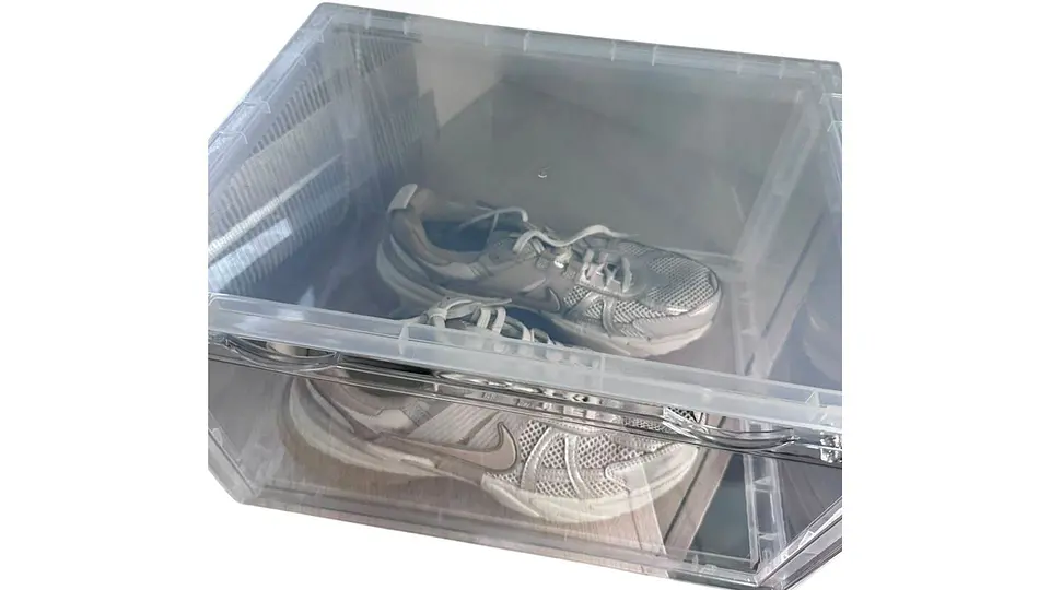 Caja Organizadora Transparente Para Zapatos Apilable 2