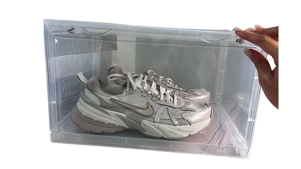 Caja Organizadora Transparente Para Zapatos Apilable 3