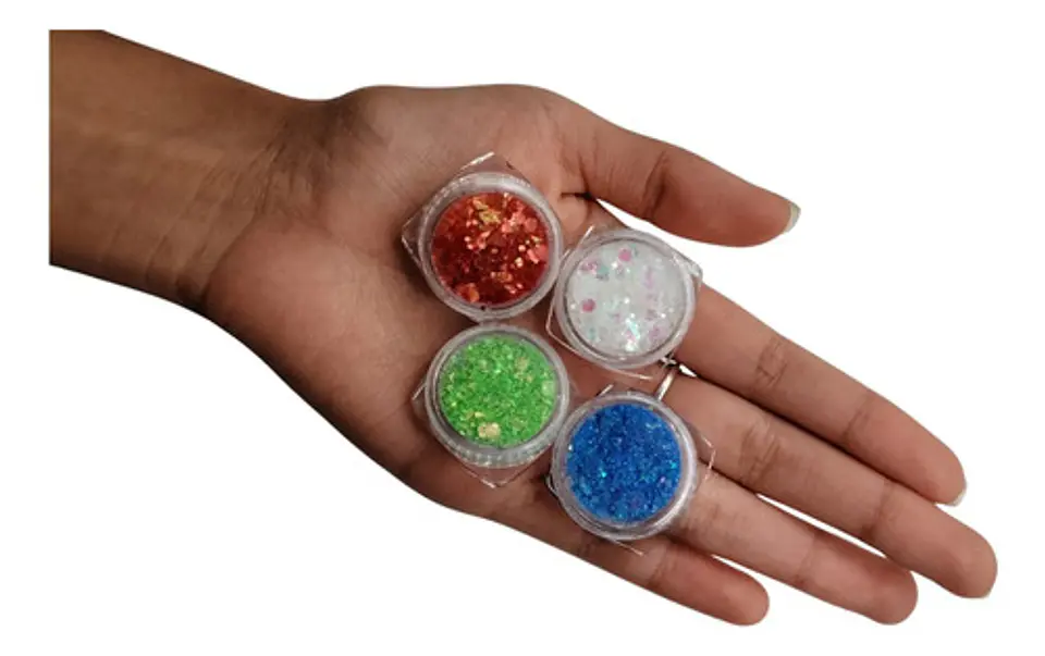 Set De Decoración Para Uñas Con Cristales Perlas Y Glitter Gemas 3