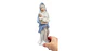 Figura Religiosa Virgen María Con Niño Jesús Decorativa - Miniatura 4