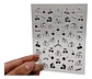 Pegatinas 5d Para Uñas Nail Art Diseños Exclusivos X6 Lámina Pegatinas - Miniatura 5