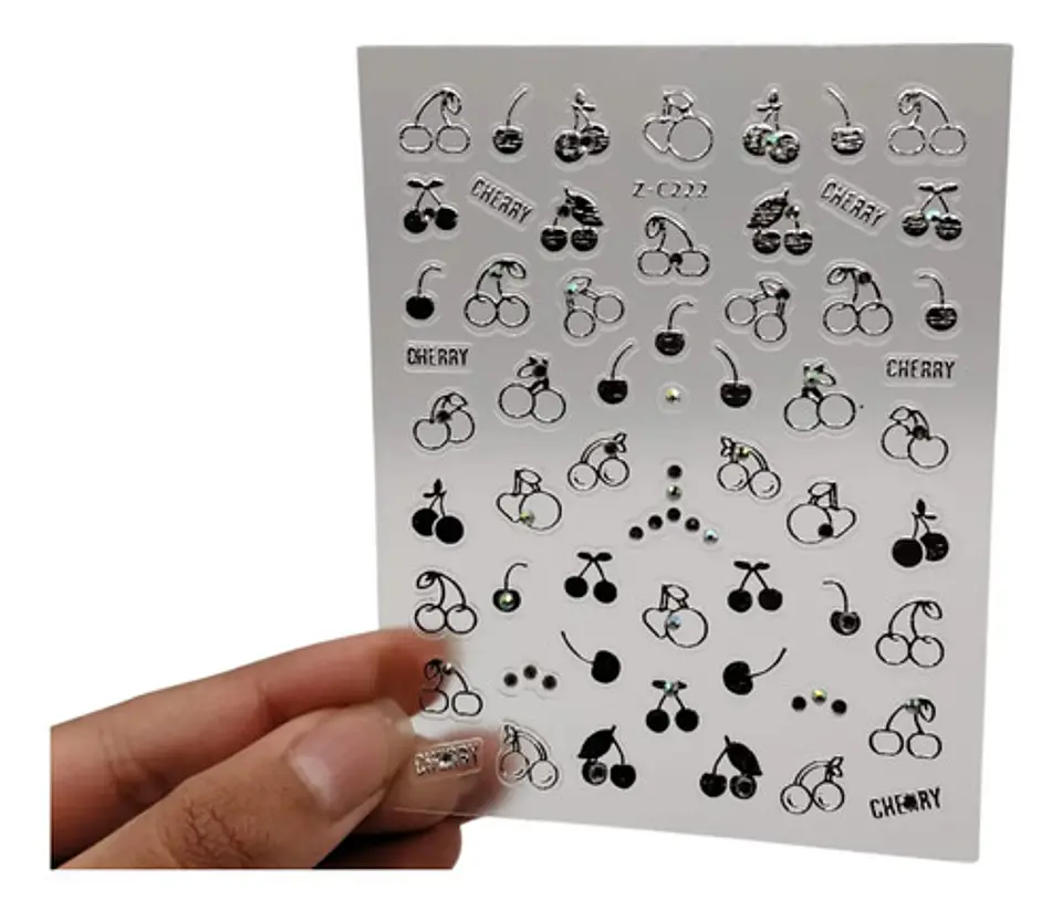 Pegatinas 5d Para Uñas Nail Art Diseños Exclusivos X6 Lámina Pegatinas 5