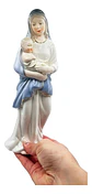 Figura Virgen Con Niño Jesús 26.5 Cm Decoración Religiosa - Miniatura 3