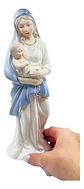 Figura Virgen Con Niño Jesús 26.5 Cm Decoración Religiosa - Miniatura 5