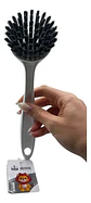 Cepillo Para Lavar Ollas Platos Y Sartenes Cerdas Firmes Blanco - Miniatura 5