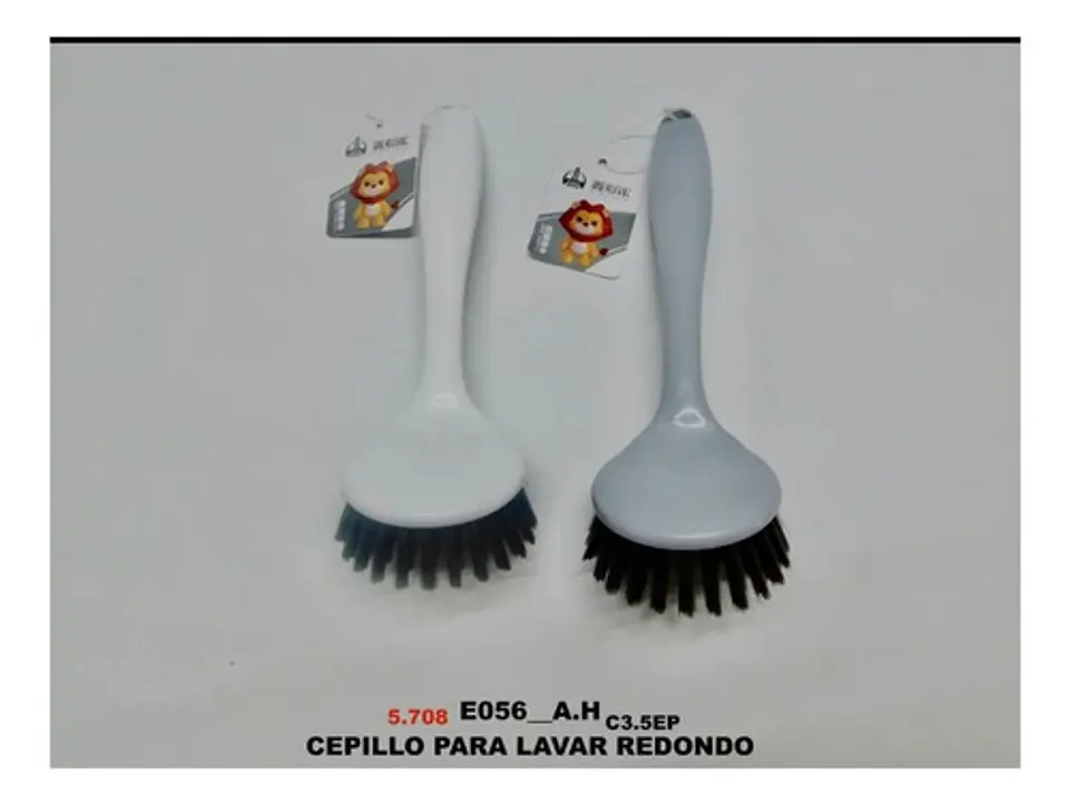 Cepillo Para Lavar Ollas Platos Y Sartenes Cerdas Firmes Blanco 8