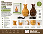 Humidificador Decorativo Tipo Jarrón Con Luz Led Y Usb - Miniatura 2