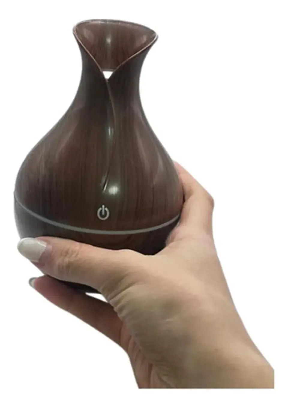 Humidificador Decorativo Tipo Jarrón Con Luz Led Y Usb 4