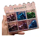 Set De Glitter Para Uñas Maquillaje Manualidades 6 Colores - Miniatura 4