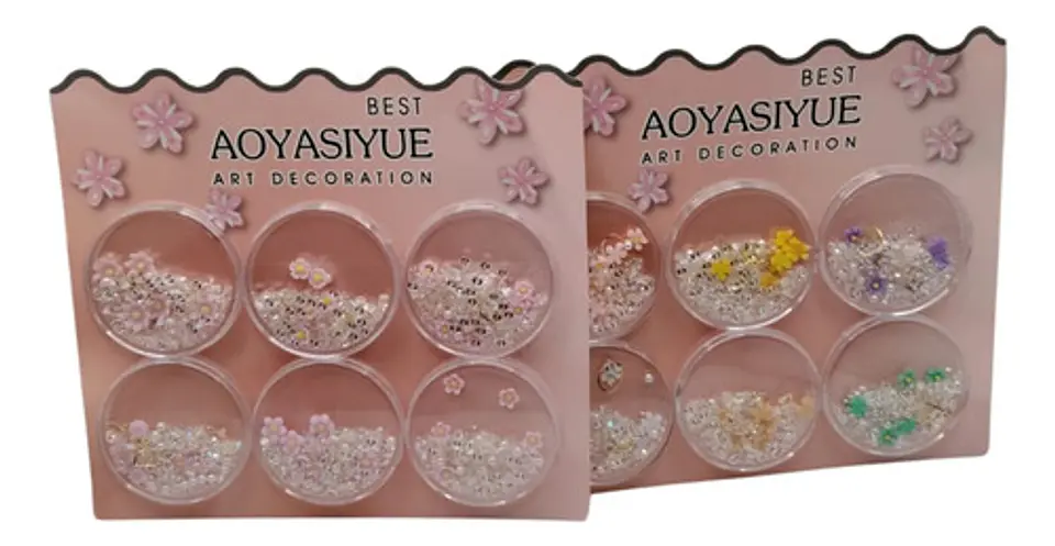 Kit Nail Art Decoración Para Uñas Con Adornos Surtidos 2