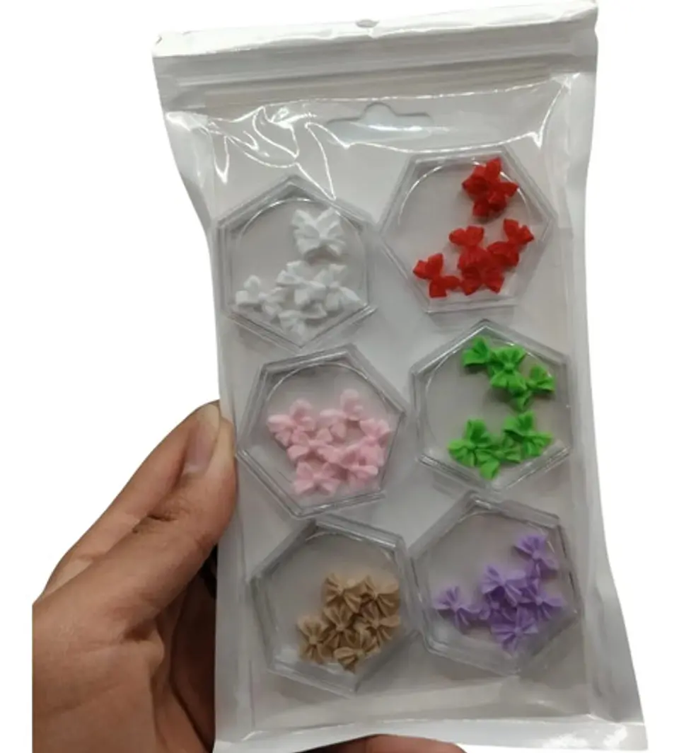Set Decoración Para Uñas Nail Art Con Figuras 3d Y Cristales 4
