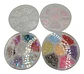 Organizador Circular Con Mini Flores Y Perlas Para Nail Art - Miniatura 3