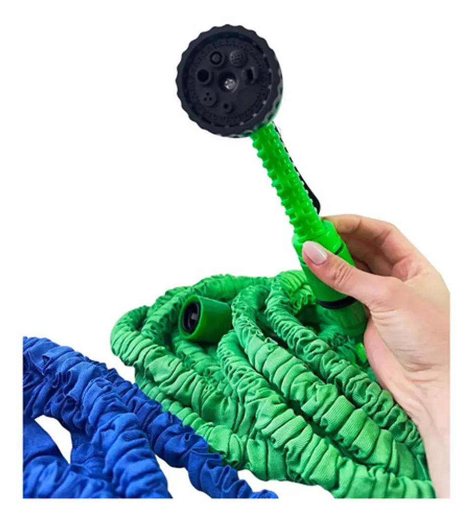 Kit Manguera Expandible Flexible Con Pistola De Riego 4