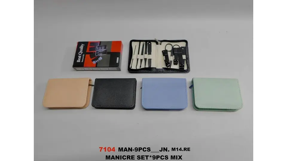 Set De Manicure 9 Piezas Acero Inoxidable Con Estuche 6