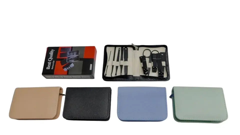 Set De Manicure 9 Piezas Acero Inoxidable Con Estuche 7
