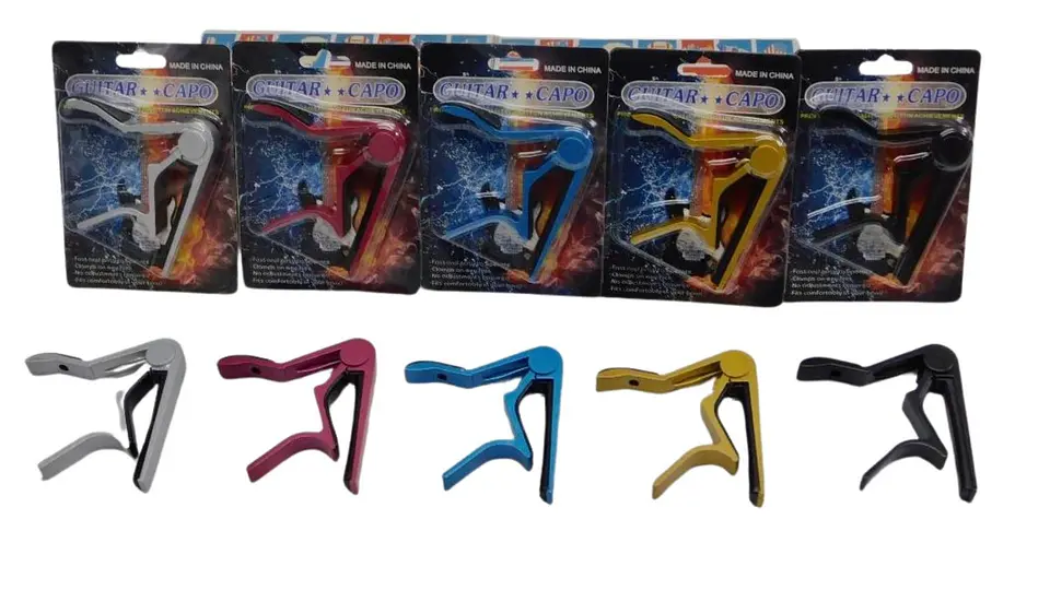 Capo Para Guitarra Acústica Y Eléctrica Aleación De Zinc 7