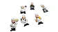 Imán Decorativo Chef Para Nevera En Resina X6 - Miniatura 2