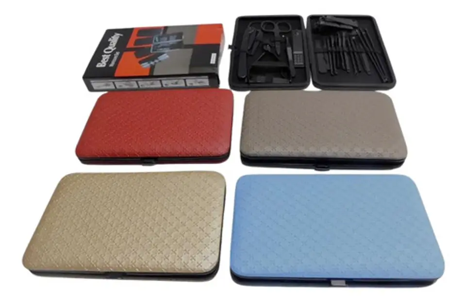 Estuche Manicure Y Pedicure 24 Piezas Acero Inoxidable 6