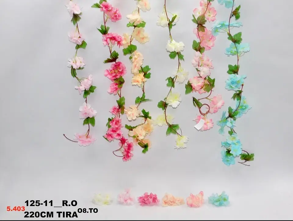 Guirnalda Floral Artificial Colgante Decorativa para Pared 5