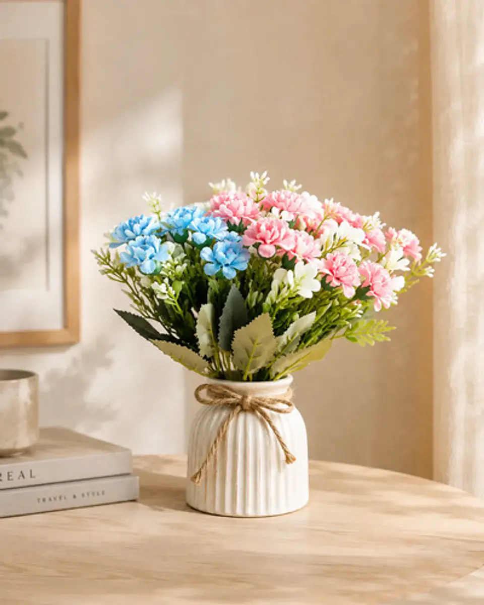 Ramo Artificial Mix Primavera Flores Multicolor Premium 1
