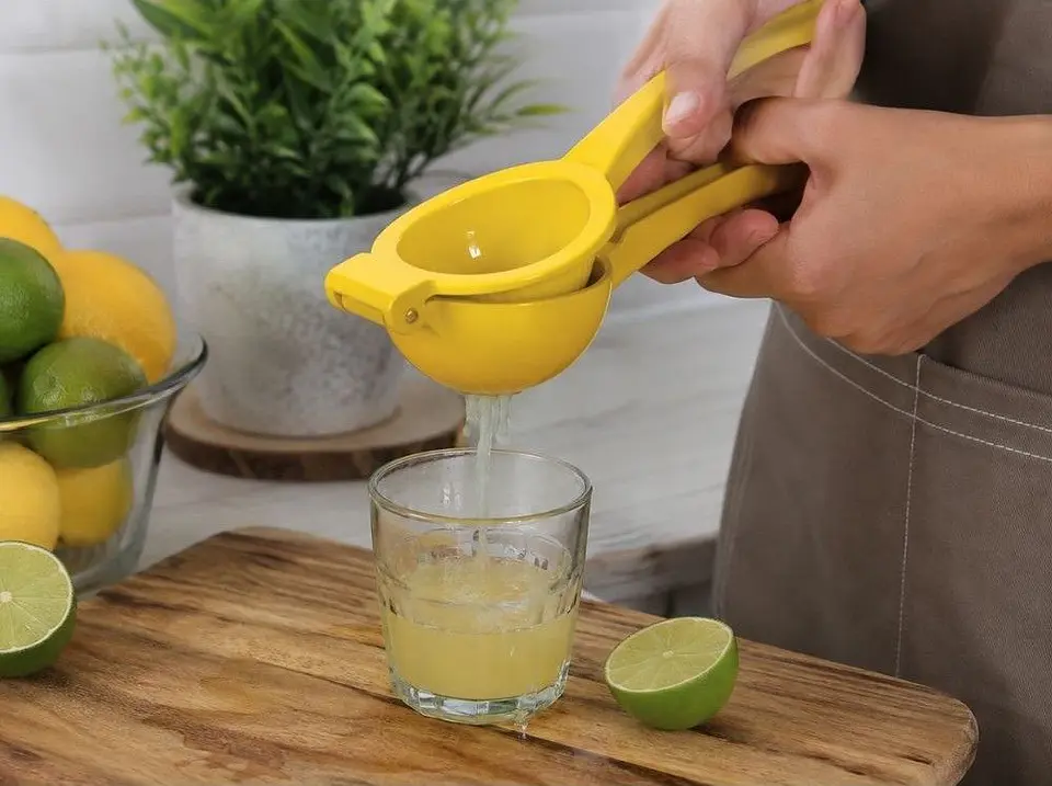 Exprimidor Manual De Cítricos Limón Naranja Plástico Resistente 4