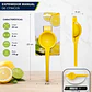 Exprimidor Manual De Cítricos Limón Naranja Plástico Resistente - Miniatura 5