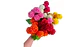 Ramo Artificial De Flores Decorativas Multicolor - Miniatura 2