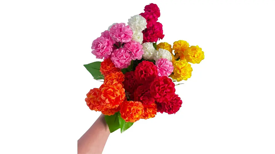 Ramo Artificial De Flores Decorativas Multicolor 2