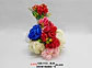 Ramo De Rosas Artificiales Multicolor Decoración Hogar X 5 - Miniatura 7