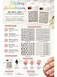 Stickers Autoadhesivos 3d Para Uñas Nail Art Decoración X 12 - Miniatura 4