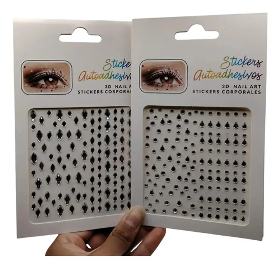 Stickers Autoadhesivos 3d Para Uñas Nail Art Decoración X 12 5