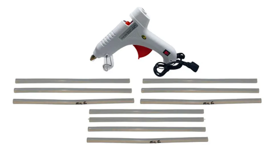 Kit Pistola De Silicona Y Barras Para Reparaciones 7
