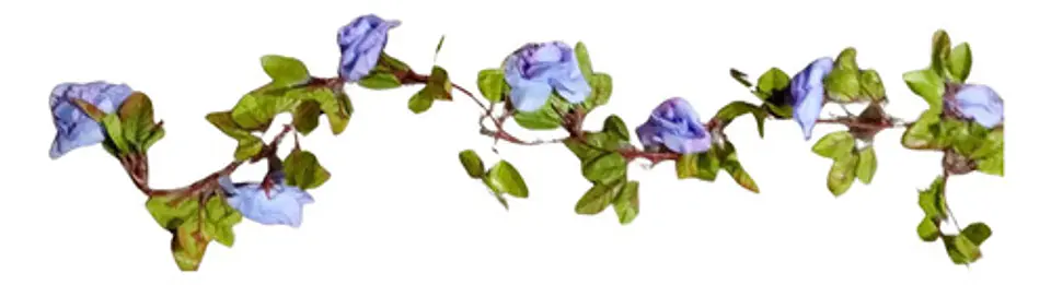 Guirnalda Flores Rosas Artificiales Premium Para Eventos 4