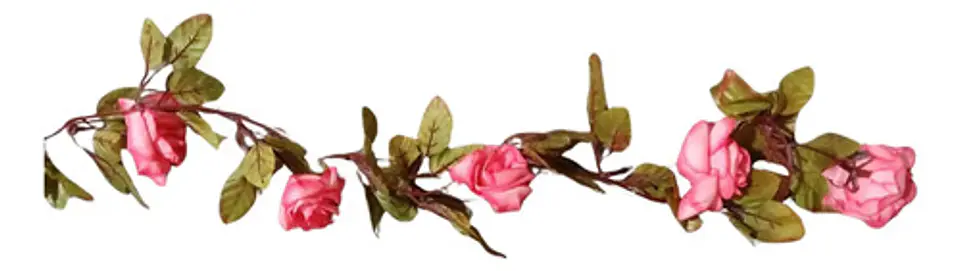 Guirnalda Flores Rosas Artificiales Premium Para Eventos 7