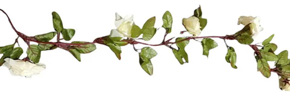 Guirnalda Flores Rosas Artificiales Premium Para Eventos 8