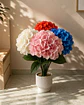Hortensias Artificiales Premium Para Hogar Y Oficina - Miniatura 1