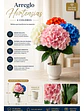 Hortensias Artificiales Premium Para Hogar Y Oficina - Miniatura 4