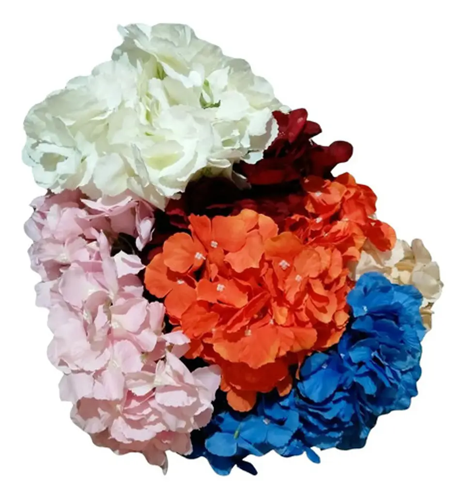 Hortensias Artificiales Premium Para Hogar Y Oficina 5